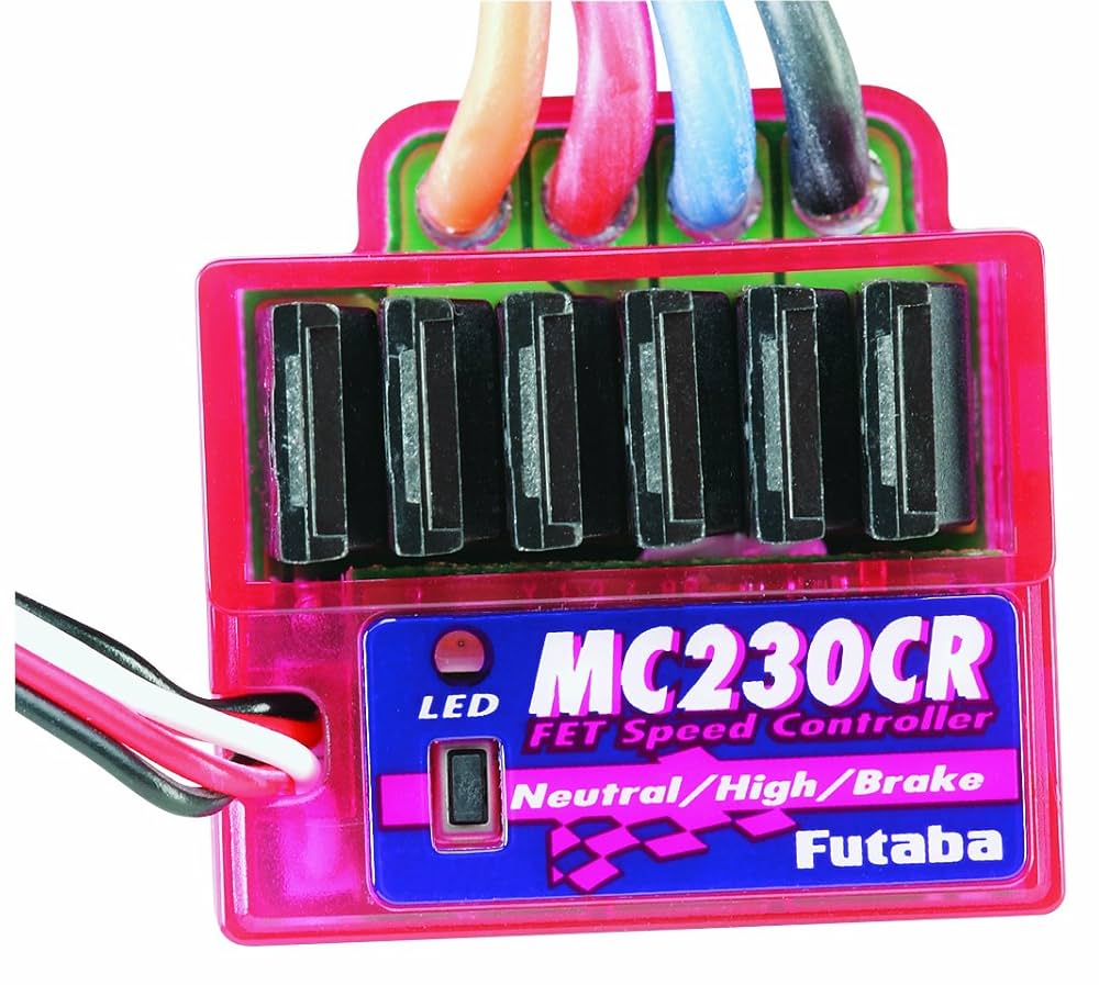◇◆　Futaba　MEGA TECH 2PCKA-AM MC230CR　◇◆ Buy Futaba MC230CR ESC with Reverse 20+T Online at Low